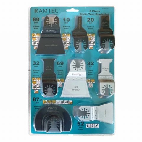Kamtec KOSSET8 Multi-Tool Blade Set – 8 pc