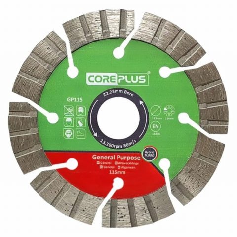 Core Plus CORDBGP115 115mm General-Purpose Diamond Blade