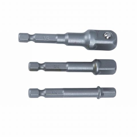 BlueSpot 14108 1/4 3/8 1/2 Socket Adaptor – 3 Piece
