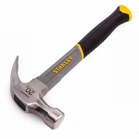 Stanley STA051310 20oz 560g Curved Claw Fibreglass Hammer