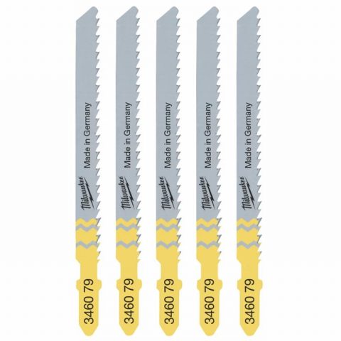 Milwaukee 4932346079 T101BR Wood Jigsaw Blades – Pack of 5