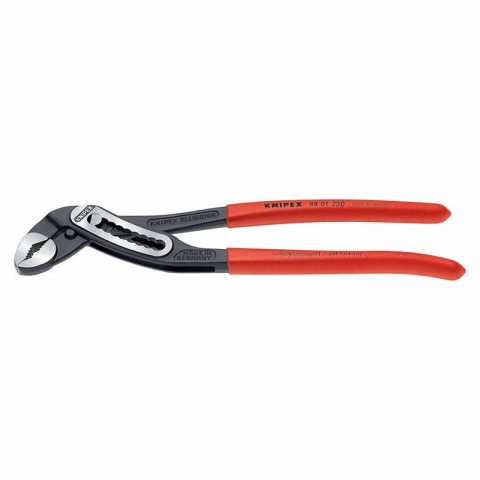 Knipex KPX8801250 250mm-50mm Alligator WaterPump Pliers PVC Grip