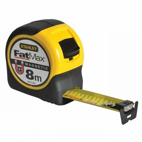 Stanley STA033868 8m FatMax BladeArmor Metric Magnetic Tape