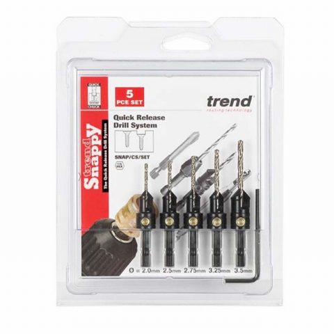 Trend TRESNAPCSSET Countersink Set – 5 Piece