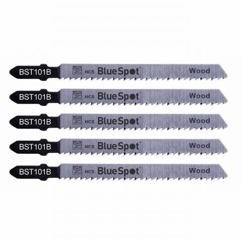 Blue Spot 19003 10 TPI HCS Clean Cut Jigsaw Blades – 5 Piece