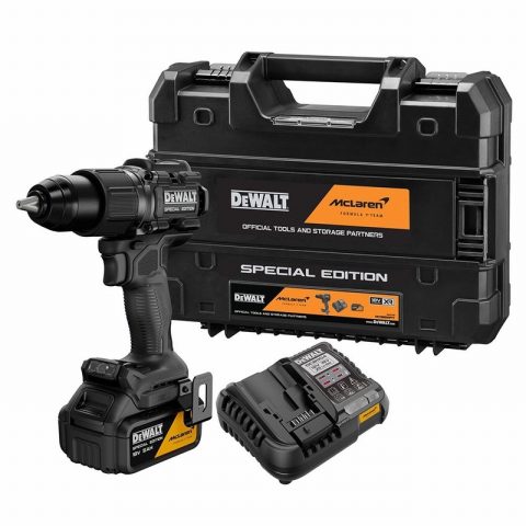 Dewalt DCD86MP1T McLaren F1 18V Brushless Combi Drill Kit