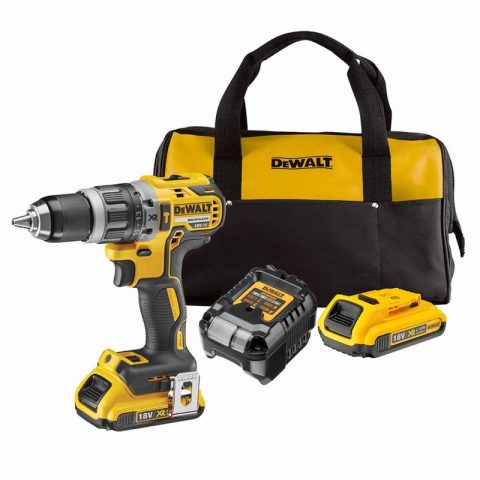 Dewalt  DCD796D2W Compact Hammer Drill Driver 2Ah Bat & Bag Kit