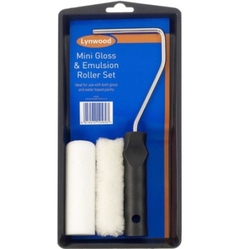 Lynwood RT403 Mini Gloss & Emulsion Paint Roller Set