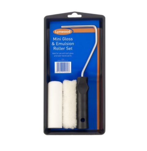Lynwood RT403 Mini Gloss & Emulsion Paint Roller Set