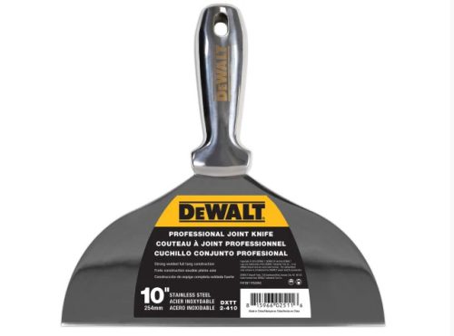 DeWalt Joint Knife Welded Stainless Steel 10in (254mm)