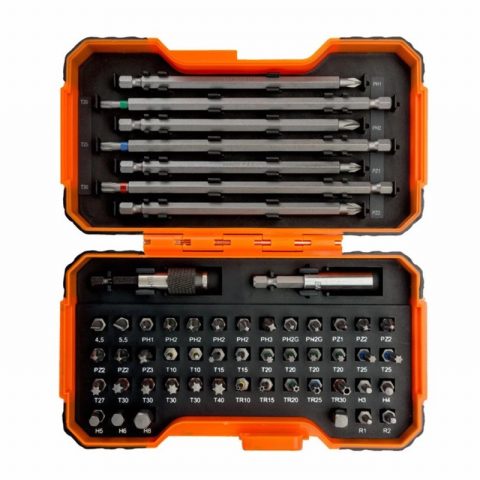 Bahco BAH59S54BC Colour Coded Bit Set – 54 piece