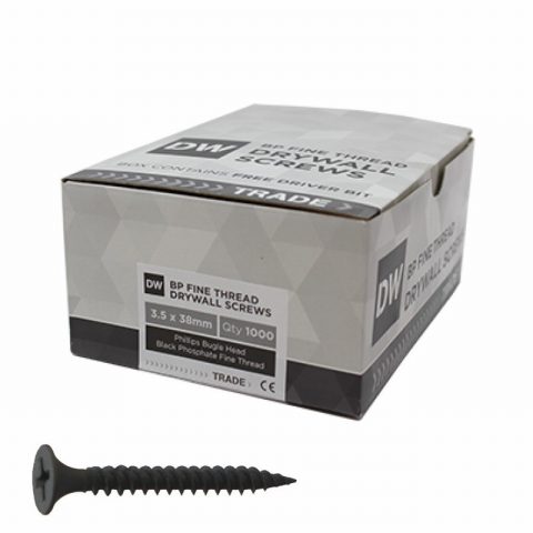 Samac T25DRY200 Drywall Screws Black Phosphate Fine Thread