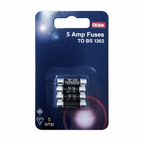 Lyvia DCN1005 5Amp BS1362 BUB Fuses –  Pack of 4