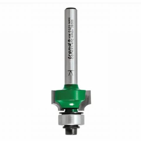 Trend TREC07414T 3.2×9.5mm 1/4 TC Round Over Two Flute Cutter