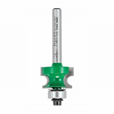 Trend TREC14014TC 3.2mm 1/4 TCT Bearing Guided Corner Bead