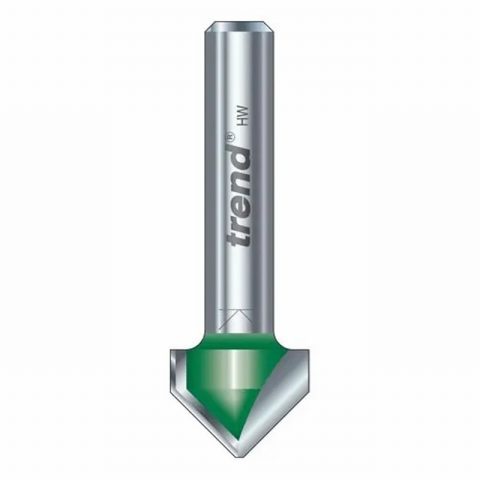 Trend TREC04414TC 6.0×12.7mm 1/4 TCT 45° Chamfer V Groove