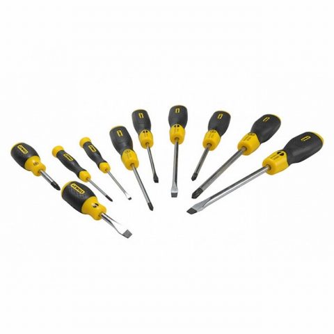 Stanley STA265014 Cushion Grip Screwdriver Set – 10 Piece