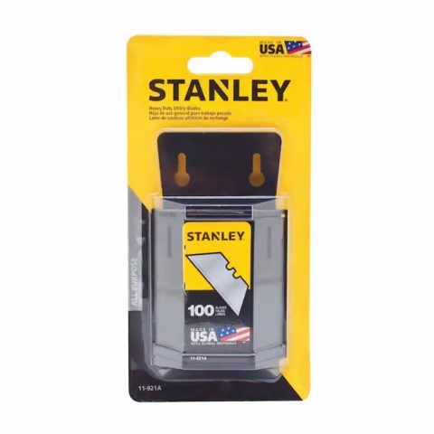 Stanley STA811921 Heavy-Duty Knife Blades – Pack of 100