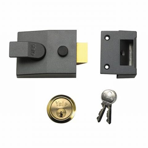 Yale YALP89DMGPB 60mm Deadlock Nightlatch Backset Finish Visi