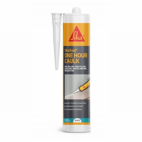Everbuild EVB125C3  310ml One Hour Caulk 125 White
