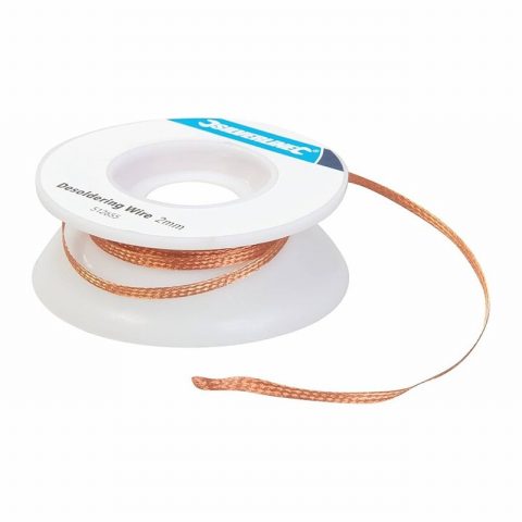 Silverline 512655 1.5m/2mm Desoldering Wire