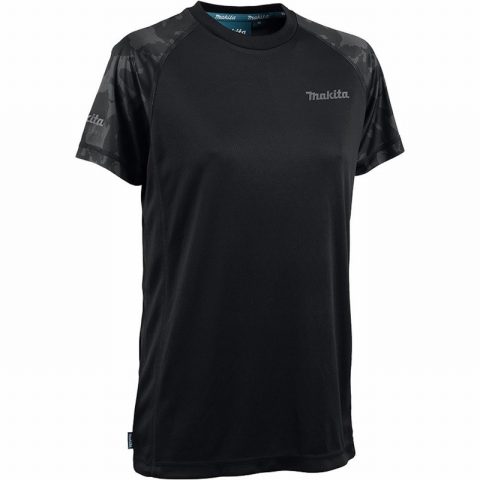 Makita MK102M-BLK Tech T-Shirt Black