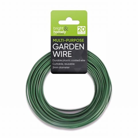 Bright & Homely 0005189 2mmx20m Multi-Purpos Garden Wire Plastic