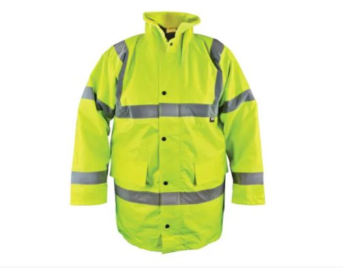 Scan Hi-Vis Yellow Motorway Jacket – M (41in)