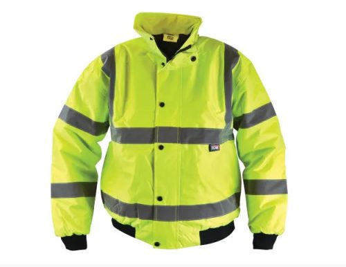 Scan Hi-Vis Yellow Bomber Jacket – M (41in)