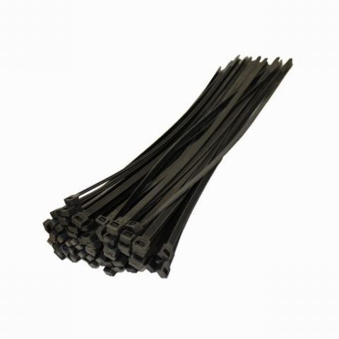 Samac CBT30048B 4.8mm x 300mm Cable Tie Black – Pack of 100