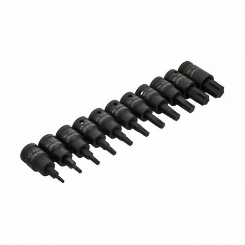 Blue Spot 01624 3/8″ Impact Torx Bit Sockets – 11 Pieces