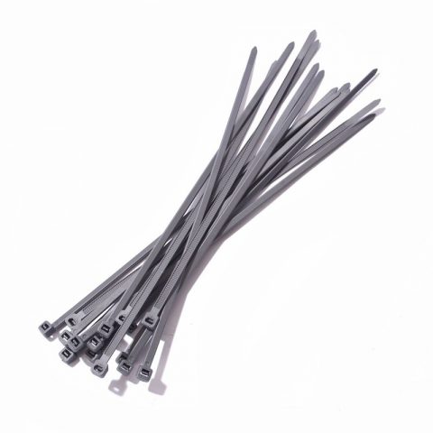 Blue Spot 40059 4.8mm x 250mm Silver Cable Ties – 50 Pieces