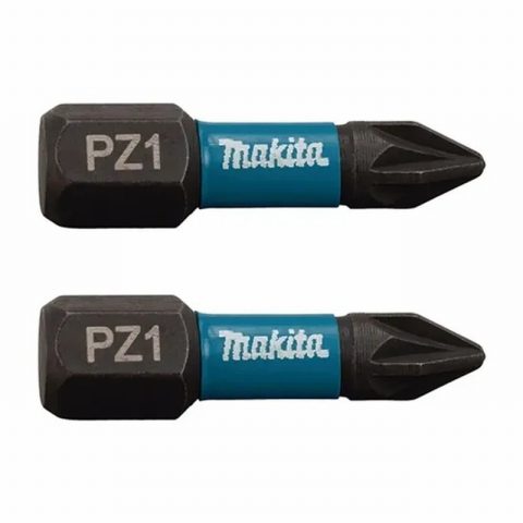 Makita B-63638 PZ1 25mm Impact Screw Bit – Pack of 2