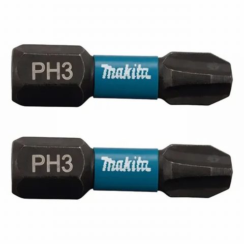 Makita B-63650 PZ3 25mm Impact Screw Bit – Pack of 2