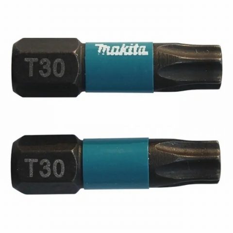 Makita B-63672 T20 25mm Impact Black Screw Bit – Pack of 2