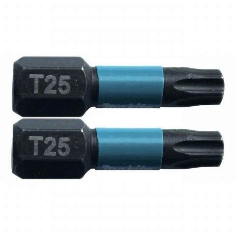 Makita B-63688 T25 25mm Impact Black Screw Bit – Pack of 2