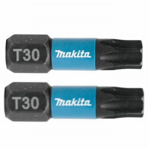 Makita B-63694 T30 25mm Impact Screw Bit – Pack of 2