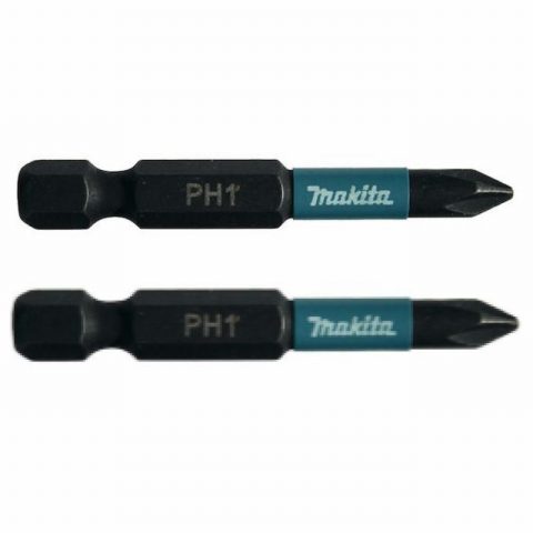 Makita B-63719 PH1 50mm Impact Screw Bit – Pack of 2