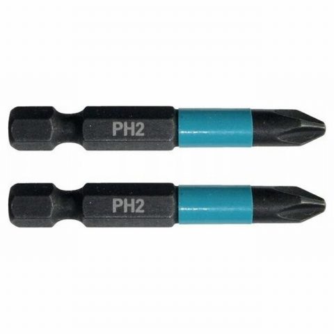 Makita B-63725 PH2 50mm Impact Screw Bit – Pack of 2
