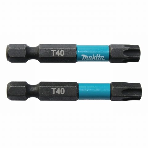 Makita B-63812 T40 50mm Impact Screw Bit – Pack of 2