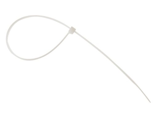 Forgefix Cable Tie Natural/Clear 4.8 x 368mm (Bag 100)