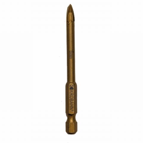 Krobahn KB-DBTG0006 6x76mm Tile & Glass Drill Bit