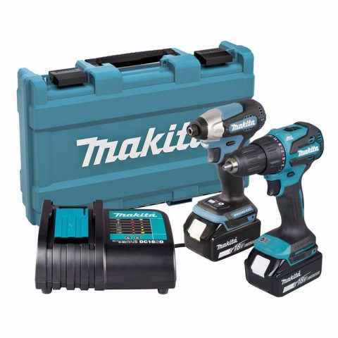 Makita DLX2539ST 18V LXT Brushless Combo Kit 2x 5.0Ah Batteries