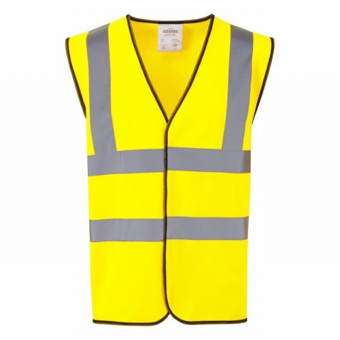 Fort 225-YEL Hi-Vis Vest Yellow Waistcoat