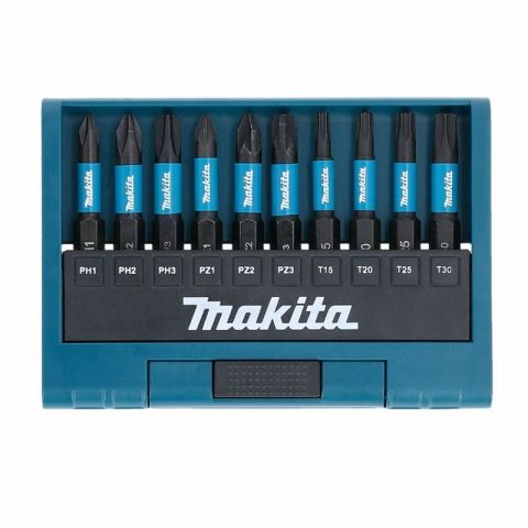 Makita E-12011 Impact Black Screw Bit Set – 10 Pieces