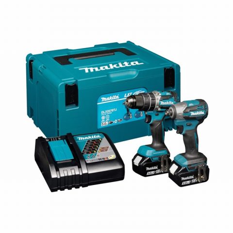 Makita DLX2578TJ 18V LXT Brushless Combi & Impact Drill Twin Kit