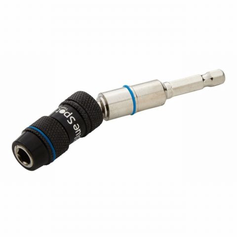 Blue Spot 14127 1/4″ Hex Shank 0-20° Angled Bit Holder