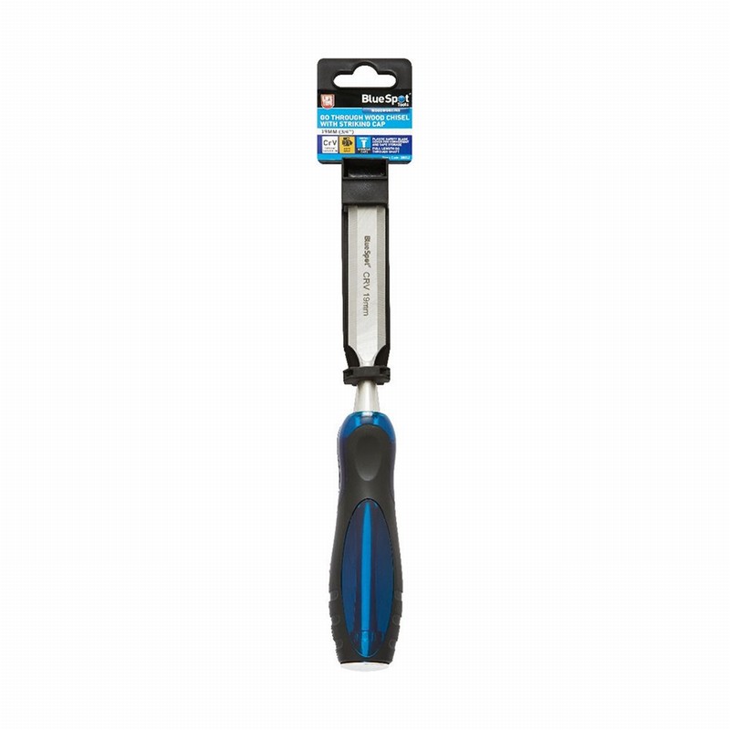 Blue Spot 28012 19mm (3/4") Wood Chisel With Striking Cap - Image 2