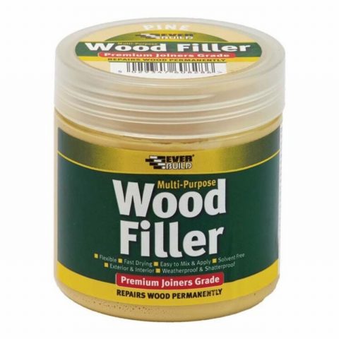 Everbuild 119343 250ml Multi-Purpose Wood Filler Light Oak