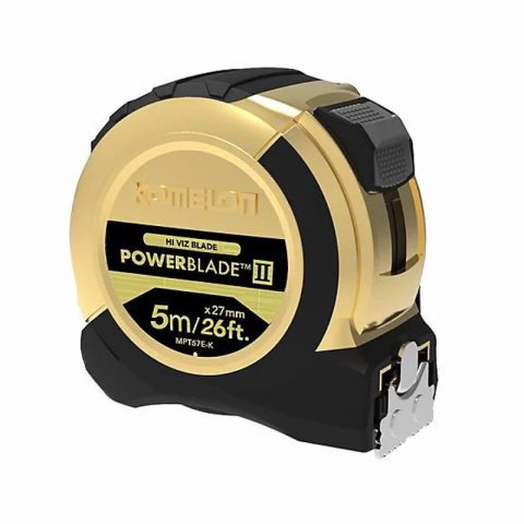 Komelon KOMMPT516EG 5m/16ft (Width 27mm) Gold Tape
